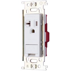 明工 MLアースターミナル付15A/20A 125V 接地コンセント ML1255W