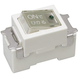 明工 ML表示付オンライトスイッチ（片切）100V用（3線式） ML1351W-N