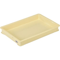 食品用コンテナ 621524 パンコンテナー小型浅抗菌アイボリーマーク入り PANSLIM