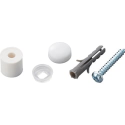 パンチングボード 壁面用 止め具セット 白 6組入 PBHT-126