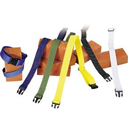 ポリプロピレンワンタッチバックルベルト38ブラック PBO-40BK