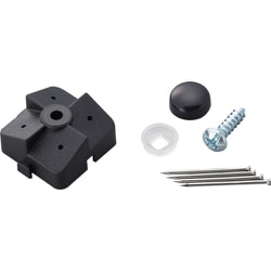 パンチングボード 石膏ボード用 止め具セット 黒 6組入 PBST-16