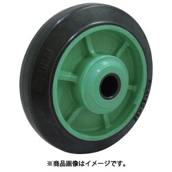 樹脂製ゴム車輪(ベアリング無) PNA130