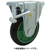 樹脂製ゴム車輪(ベアリング無)固定金具ストッパー付 PNAKB75