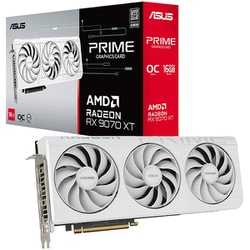 Prime Radeon RX 9070 XT White OC Edition 16GB GDDR6 グラフィックボード ホワイト PRIME-RX9070XT-O16G-WHITE