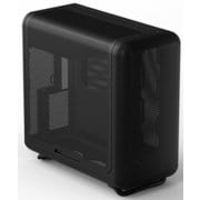 曲面メッシュパネル搭載 ラウンドデザイン E-ATX対応 PCケース ブラック X50 Air Pitch Black