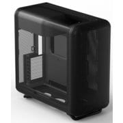 曲面ガラスパネル搭載 ラウンドデザイン E-ATX対応 PCケース ブラック X50 Pitch Black