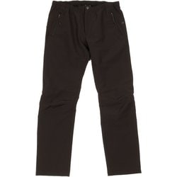 メンズソフトシェルパンツ メンズ ロングパンツ ブラック（B02） Lサイズ 112043
