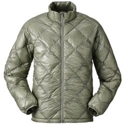 クロスグリッドダウンジャケット ユニセックス ダウンウェア Sage grey(7500) Mサイズ 101591