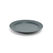 コンティ サラダプレート 皿 ケーキ皿 取り皿 M 直径約17cm /食洗機対応/電子レンジ対応/ グレー 111188