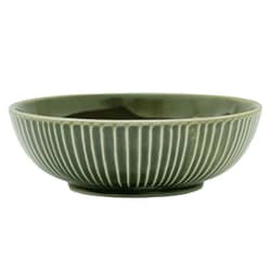 ソギ(Sogi)ボウル 皿 直径約13cm /食洗機対応/電子レンジ対応/ 織部 グリーン 567071