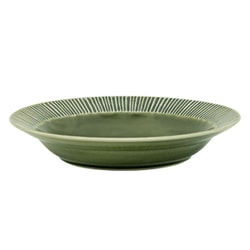 ソギ（Sogi）カレー パスタ皿 直径約21cm /食洗機対応/電子レンジ対応/ 織部 グリーン 567081