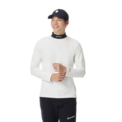 ゴルフウェア メンズ モック WH Lサイズ TM25FW TL509 M20300