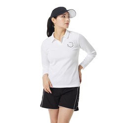 ゴルフウェア レディース ポロ WH Lサイズ TM25FW TL536 M20386