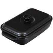 マジカリーノ レンジで発熱できる皿 12×22cm(蓋付)電子レンジで焼き目がつく そのまま食卓へ(電子レンジ・オーブン専用) RE-7674