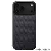 iPhone 17 Pro用 アラミド繊維 Ultra-Slim Case ブラック/グレー ツイル柄 KI1701BP