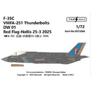 FABD72084 1/72 F-35C VMFA-251 2025年 サンダーボルト [プラモデル用品]
