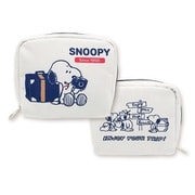 SPMS-175  PEANUTS ミニスクエアポーチ スヌーピー enjoy your trip