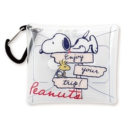 SPMS-179  PEANUTS クリアマルチケースSS スヌーピー enjoy your trip 看板