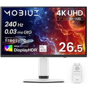 ゲーミングモニター/MOBIUZ/26.5型/4K（3840×2160）/QD-OLEDパネル/DisplayHDR True Black 400/240Hz/0.03ms（GTG）/HDMI×2 DP1.4×1 USB-C×1 EX271UZ