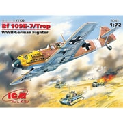ICM 72133 1/72 メッサーシュミット BF109E-7/Trop [組立式プラスチックモデル]