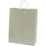 手提げ紙袋 25チャームバッグ 2才 グレー無地 50枚入り 003216000