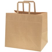 手提げ紙袋 Nフラットチャームバッグ 平手 300-1 未晒無地 50枚入り 003277130