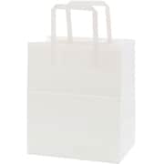手提げ紙袋 Nフラットチャームバッグ 平手 220-2 白無地 50枚入り 003277431