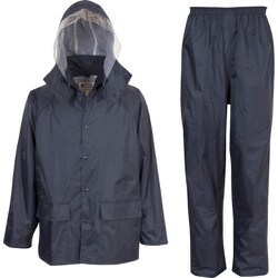 3308 レインタックコート上下メッシュ ネイビー 4L 3308-55-4L