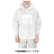 5001 不織布ヤッケ(かぶりタイプ)白 LL 5001-1-LL