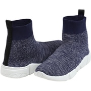 6410 GILIOフィットシューズ 杢ブルー 24.5cm 6410-45-24.5