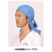6550 タオルヘッドキャップスカイブルー 6550-48-F