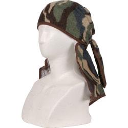 6550 タオルヘッドキャップ 迷彩 グリーン フリー 6550-56-F