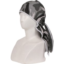 6550 タオルヘッドキャップ 迷彩 グレー フリー 6550-70-F