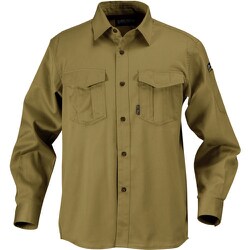 6802 TC長袖シャツ キャメル LL 6802-20-LL