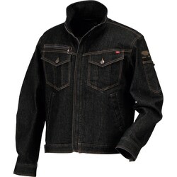 6820 激ラクデニムブルゾン ブラック 3L 6820-91-3L
