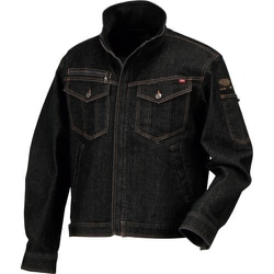 6820 激ラクデニムブルゾン ブラック LL 6820-91-LL