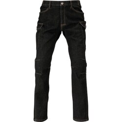 6824 激ラクデニムカーゴ ブラック L 6824-91-L