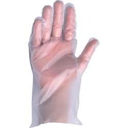 9030 ポリエチ手袋100枚入 内エンボス クリア S 9030-90-S