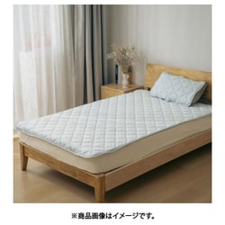 新冷感サラふわ 敷きパッド D ミントブルー trygoods67