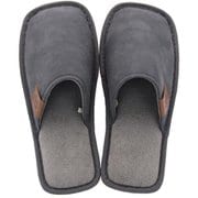 221532 ヘンリースタジオ スクエアトゥスリッパ M（約22-24cm）ダークグレー hssquaretoe