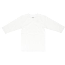 JF040-12S JEMORGAN スパンテレコクルーネック七分袖Tシャツ Mサイズ オフホワイト jf04012s