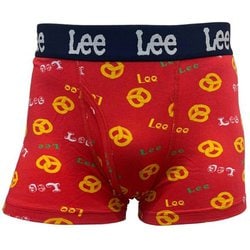 33058-87122-007-100 【Lee】ボクサーブリーフ＜大寸＞ 4Lサイズ レッド（100） ojleeblarge
