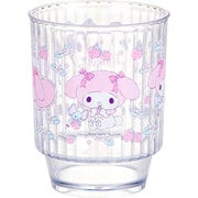 プラカップ グラス コップ パフェグラス サンデーカップ デザートカップ 380ml マイメロディ 割れにくい 食洗機対応 クリア 直径8.3×高さ10.5cm 日本製 C-10
