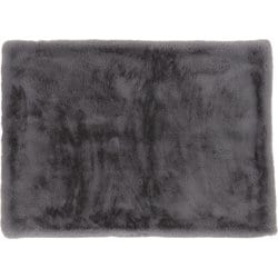リッチェフェイクファーブランケット 無地 70×100 グレー GJ6113-17GR