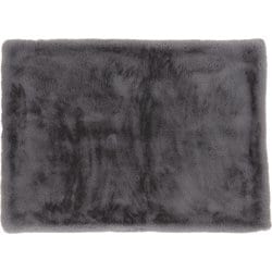 リッチェフェイクファーブランケット 無地 140×190 グレー GJ6113-33GR