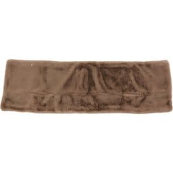 リッチェフェイクファーケープブランケット 無地 50×175 ベージュ GJ6114-22BE