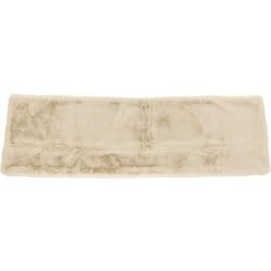 リッチェフェイクファーケープブランケット 無地 50×175 アイボリー GJ6114-22I