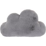 リッチェフェイクファー クラウドクッション 雲 無地 30×50 グレー LS6018-08GR