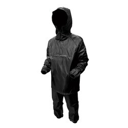 スソゴムリップストップヤッケジョウゲグミ ブラック 4L W-550